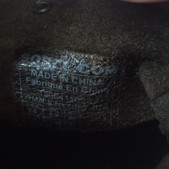 Sorel leather lace up wedge boot - Picture 7 of 8